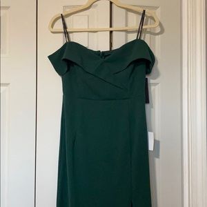 Lulus Off the shoulder maxi dress size medium